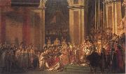 Jacques-Louis David Consecration of the Emperor Napoleon i and Coronation of the Empress Josephine oil painting